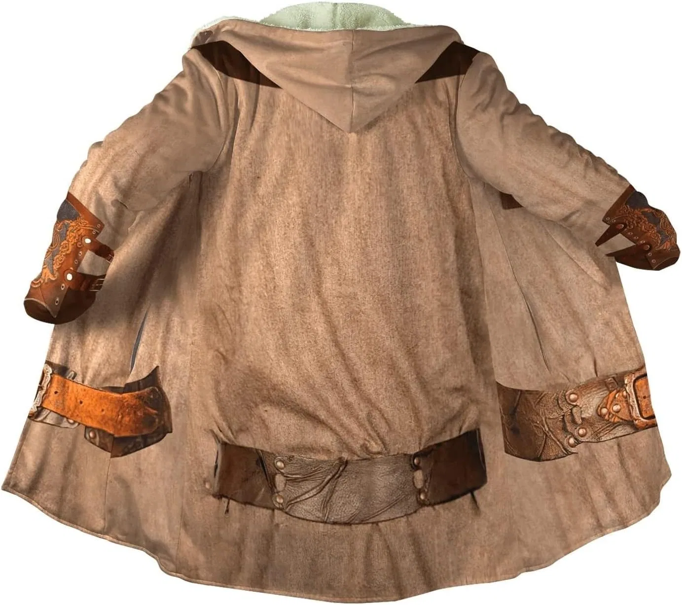 Мужское пальто-парка с принтом, Viking Armor