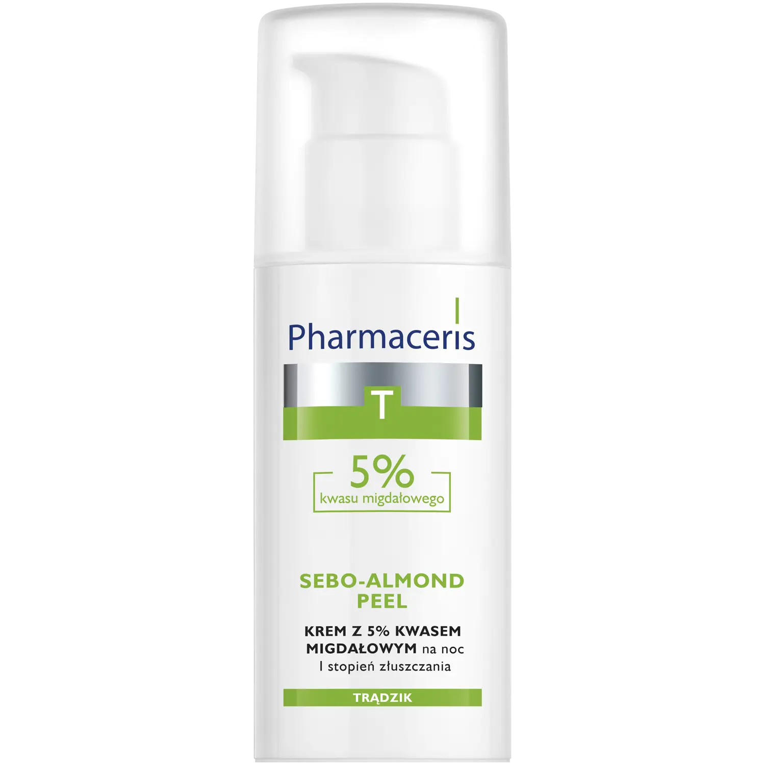 

Pharmaceris T Sebo-Almond Peel 5% ночной крем с 5% миндальной кислотой, 1 степень отшелушивания, 50 мл