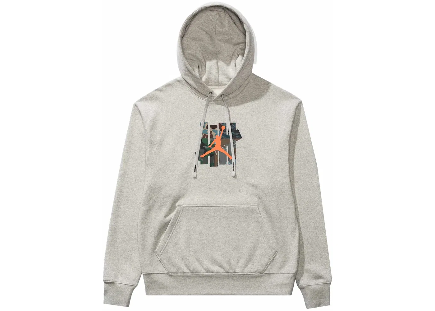 Мужской худи с длинным рукавом Jordan x Undefeated Hoodie Jordan, Grey