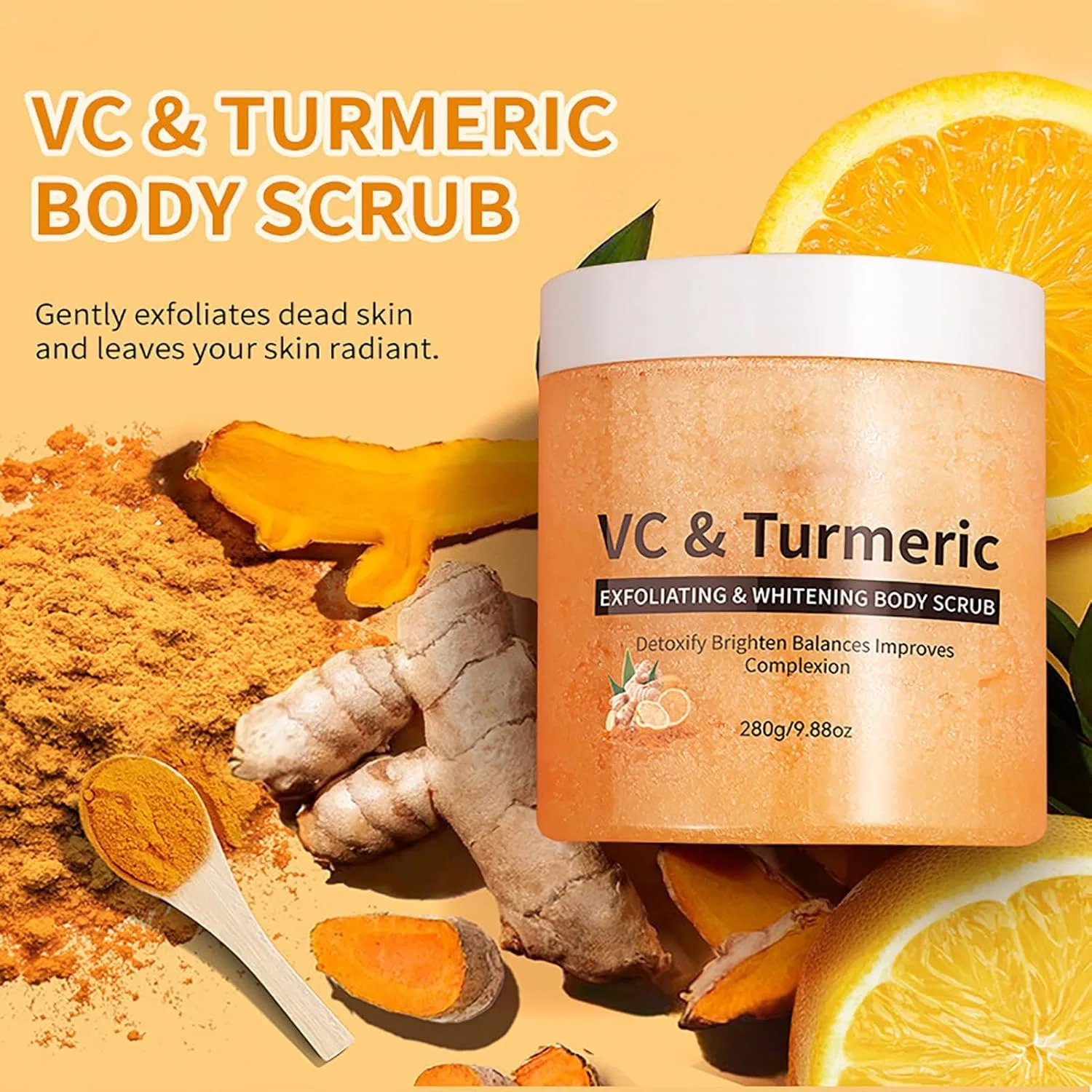 Скраб для тела Glow Salt Scrub MOFFNNOL, 280 г — фото 3