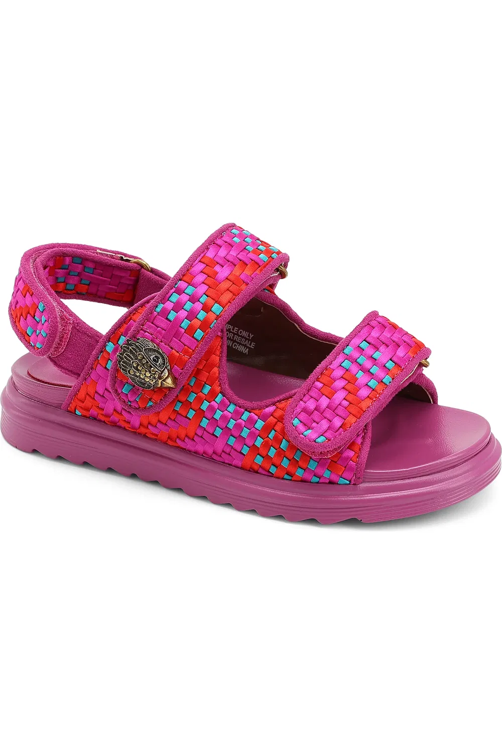 Детские сандалии с кристаллами Mini Orson Kurt Geiger London, Purple Red