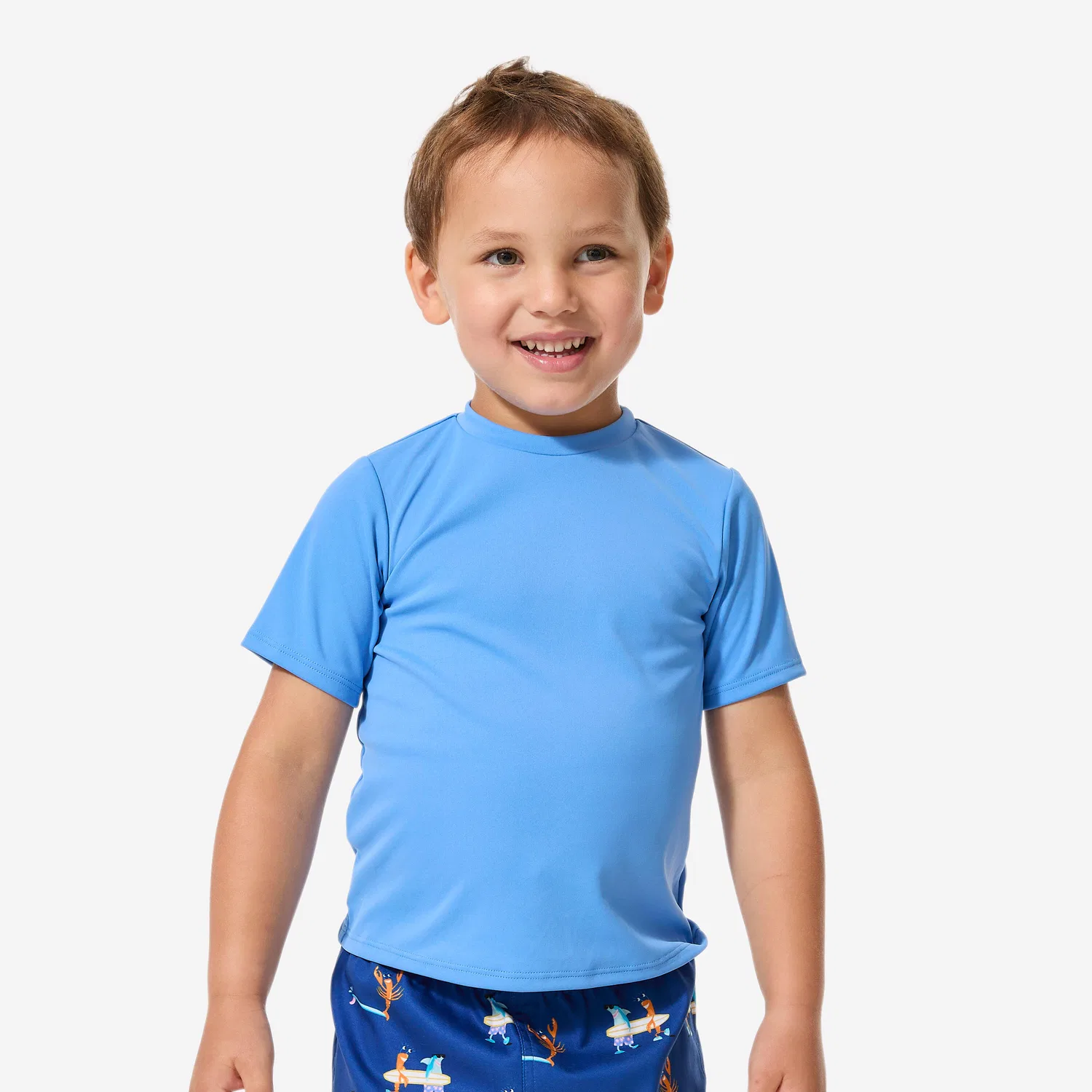 Детская футболка с UV-защитой UV-Shirt Baby kurzarm, Decathlon, Myosotisblau