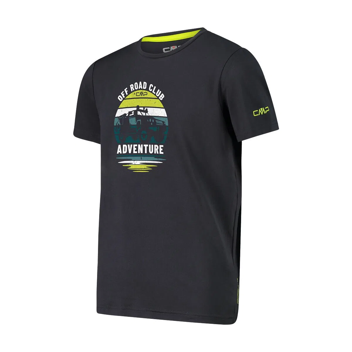 Детская футболка с принтом KID T-SHIRT Cmp, Schwarz — фото 3