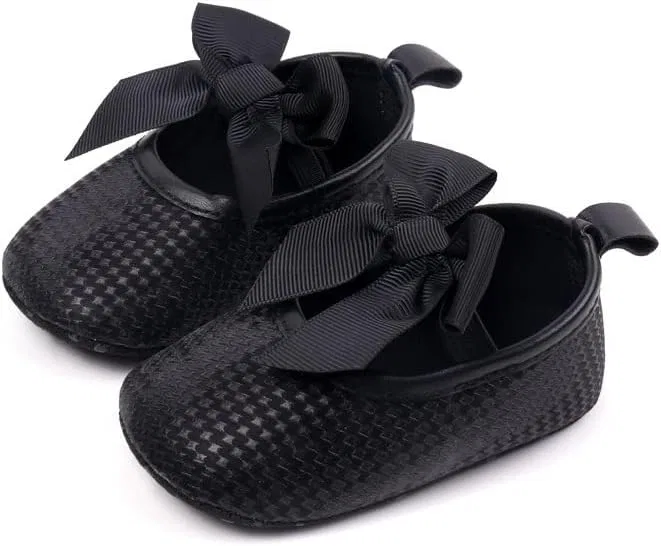 Детские туфли для девочек с мягкой подошвой Mary Jane Purepips, Black