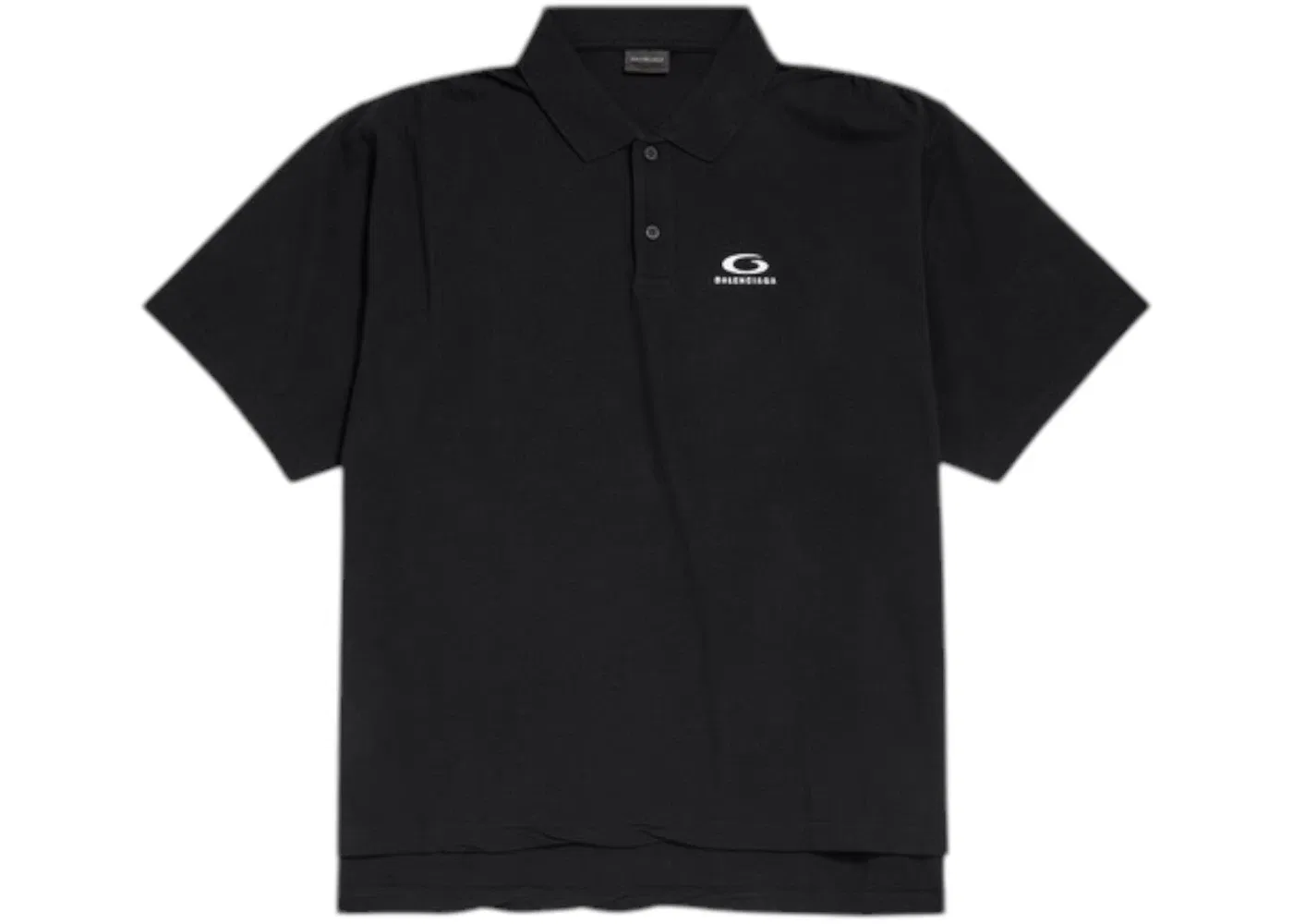 Мужское поло с коротким рукавом T-shirt Balenciaga, Black