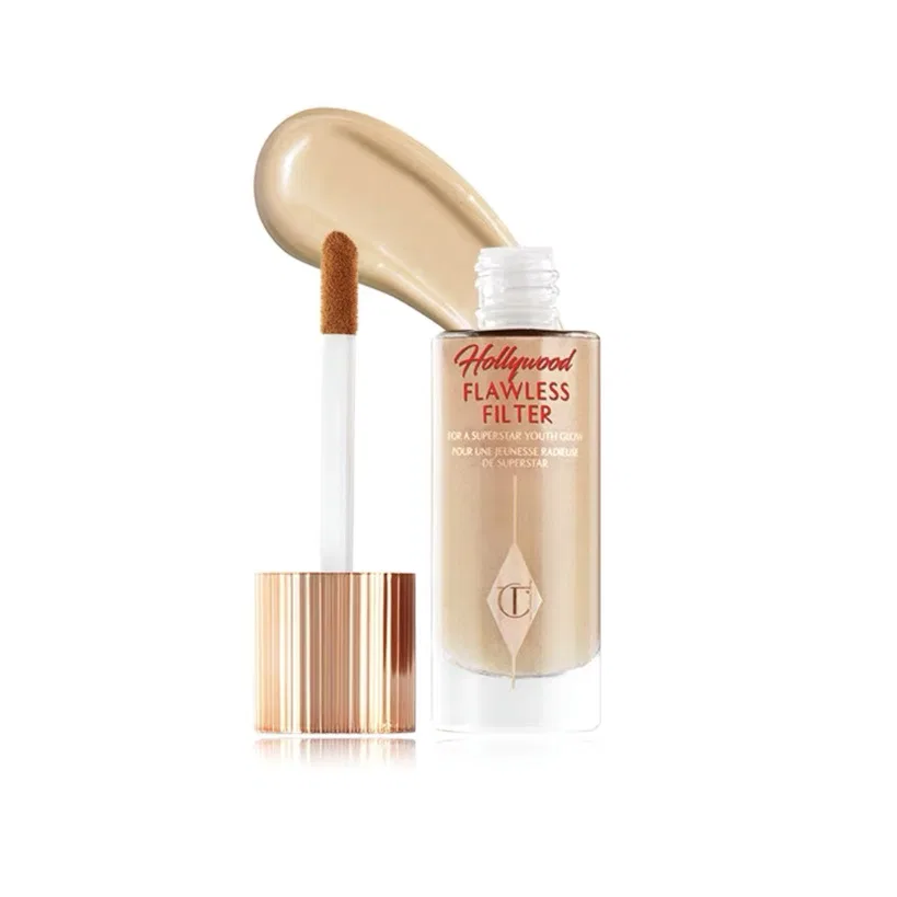 Женский тональный крем с эффектом сияния Starlight Filter Beauty Liquid Foundation Charlotte Tilbury, 30 мл, 4# Dark beige