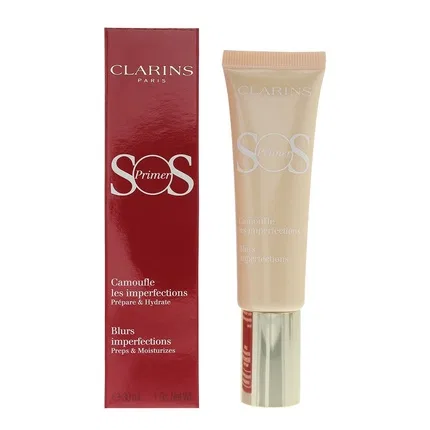 Праймер для лица выравнивающий Clarins Sos Primer Blurs Imperfections, Peach, 30 мл