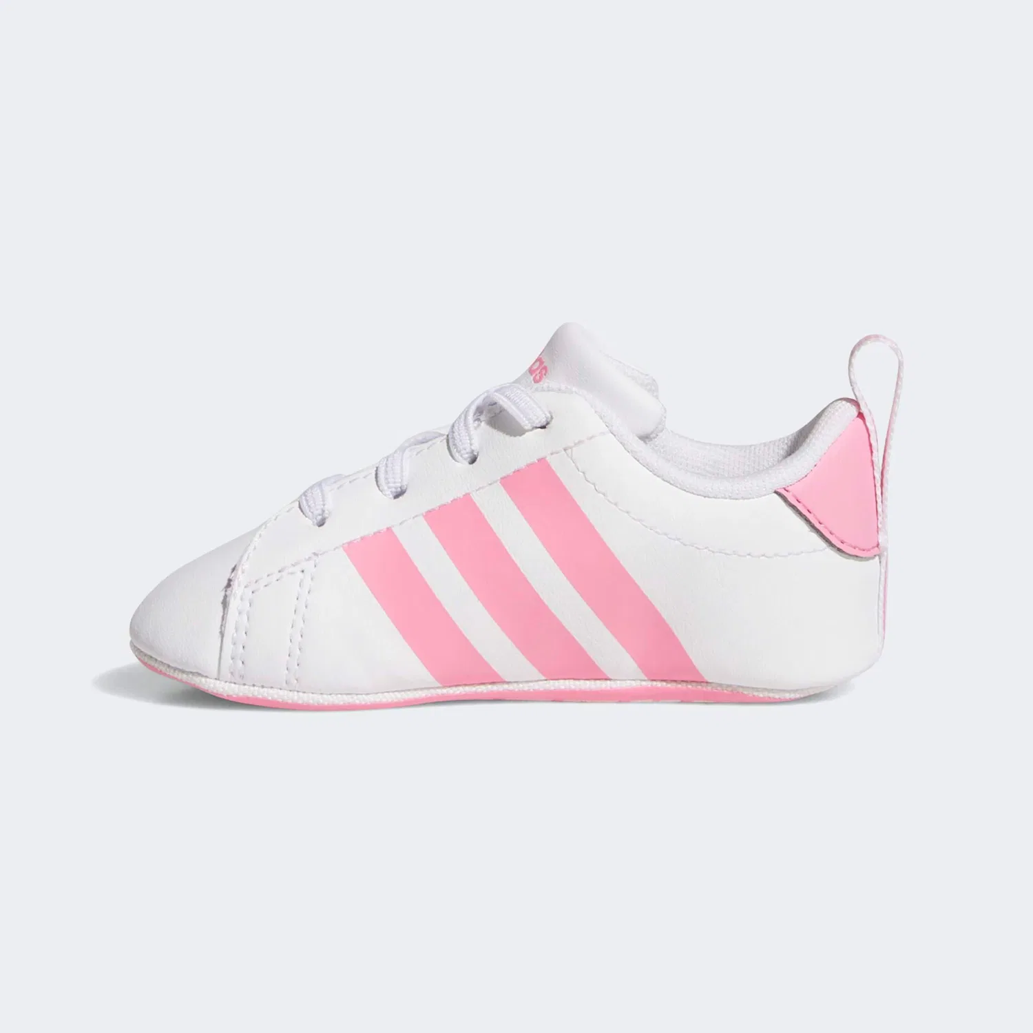 Детские кроссовки для первых шагов Grand Court Adidas Sportswear, Cloud White/Bliss Pink — фото 3