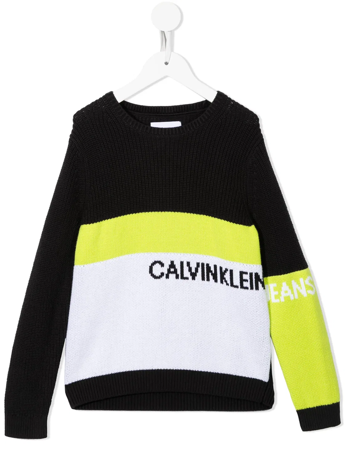 Свитшот з кольоровим принтом Calvin Klein, черный