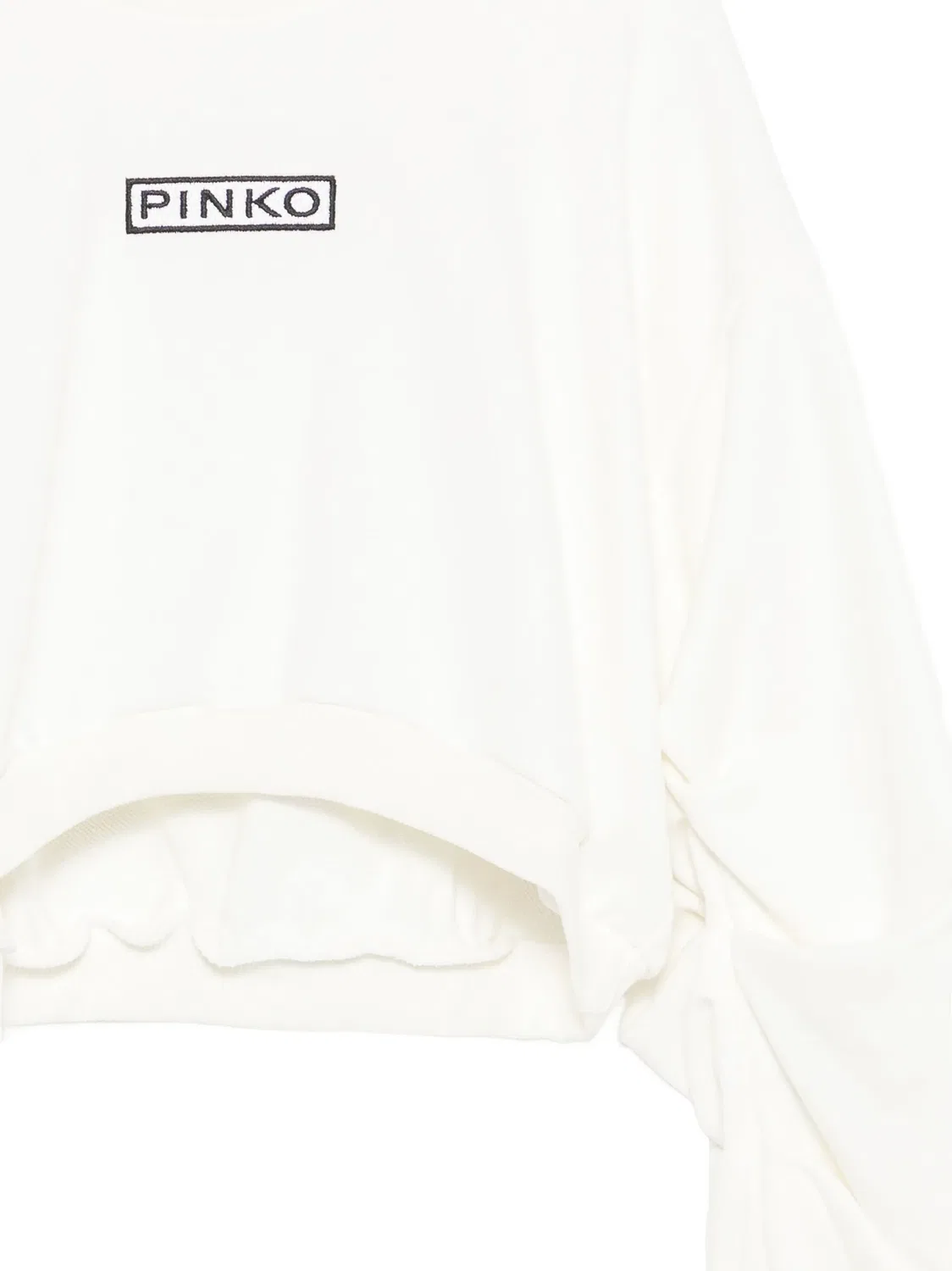 Толстовка с вышитым логотипом PINKO, белый — фото 2