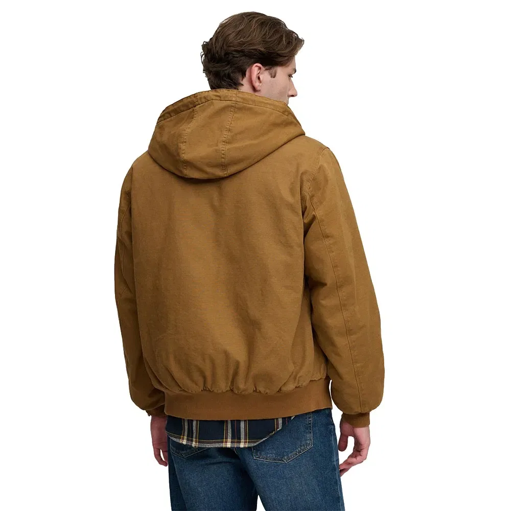 Мужская куртка-бомбер с капюшоном Superdry, Brown — фото 2