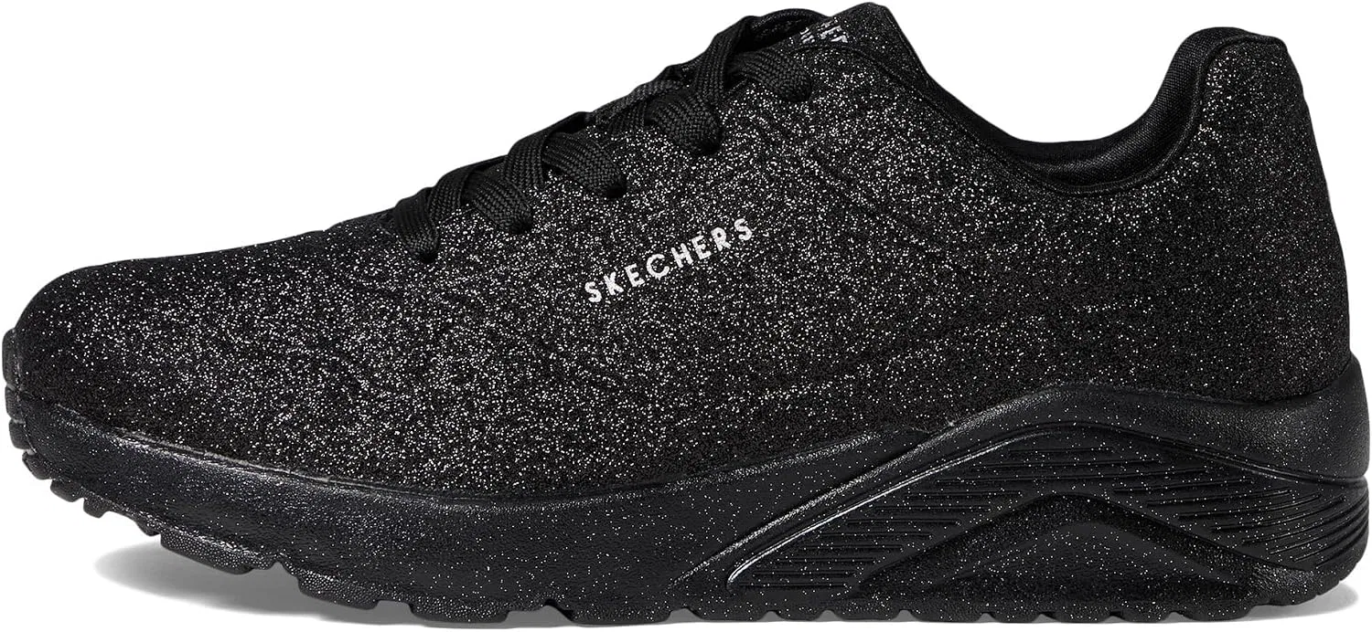 Детские кроссовки для девочек UNO Ice Skechers, Black — фото 4