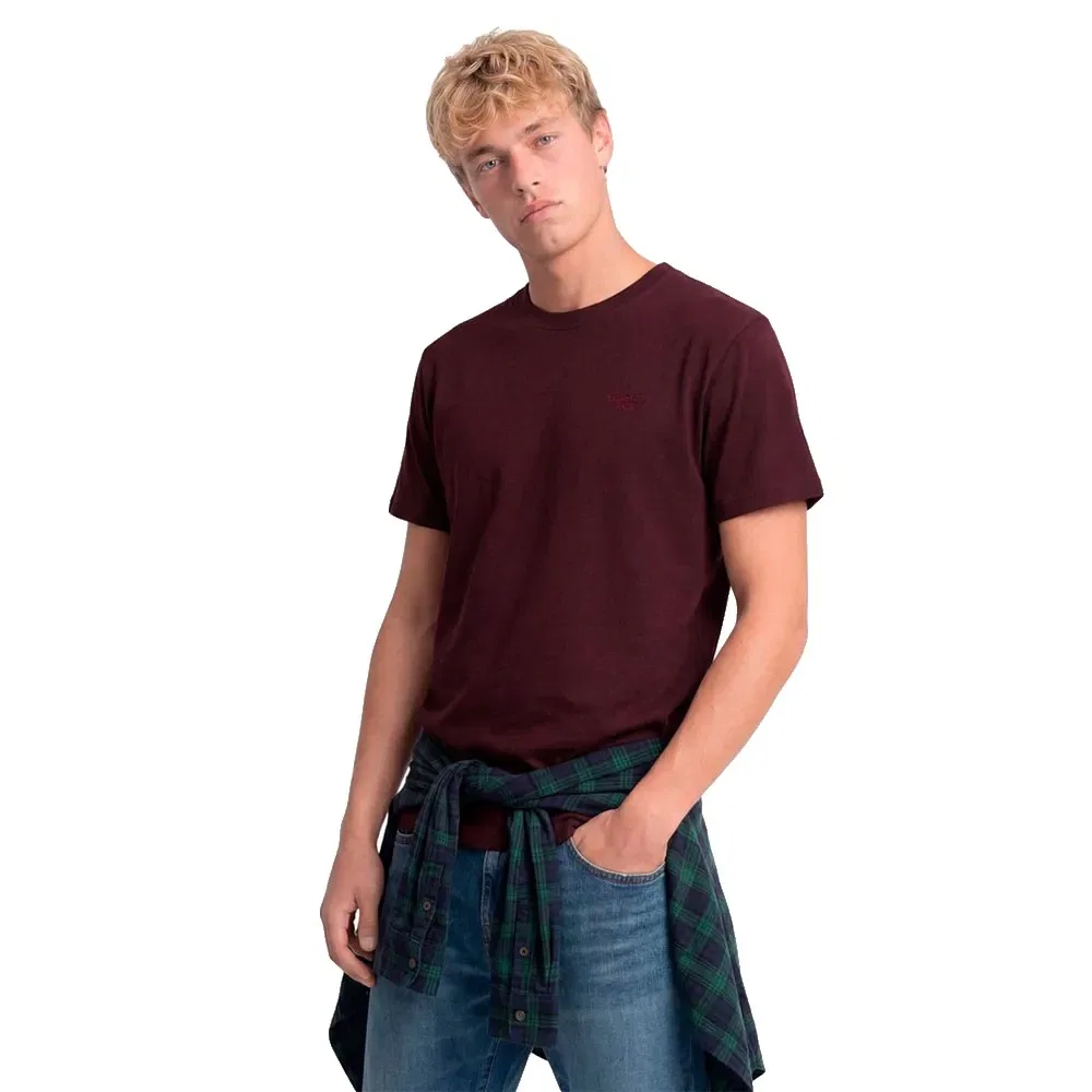 Мужская футболка с коротким рукавом Essential Serif Logo Superdry, Purple