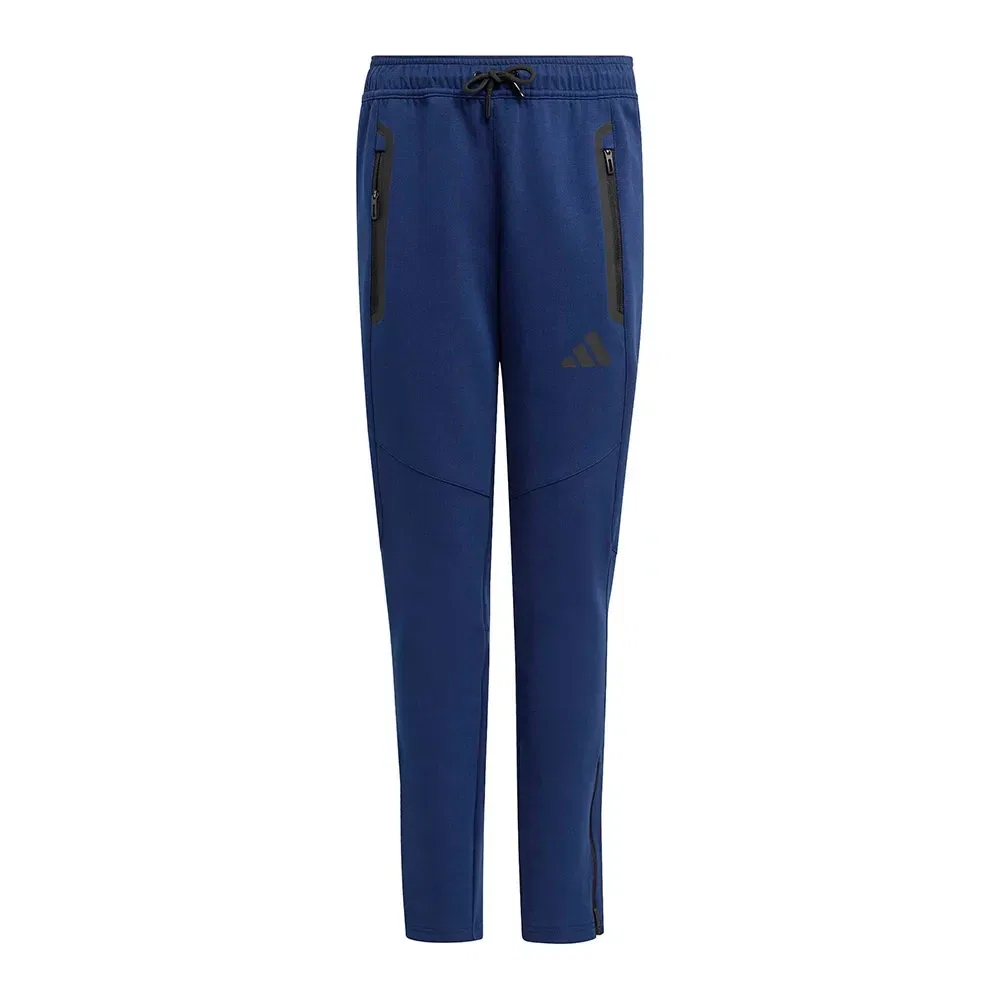 Детские спортивные брюки с молнией по низу Tiro Travel Sweat Adidas, Blue — фото 3