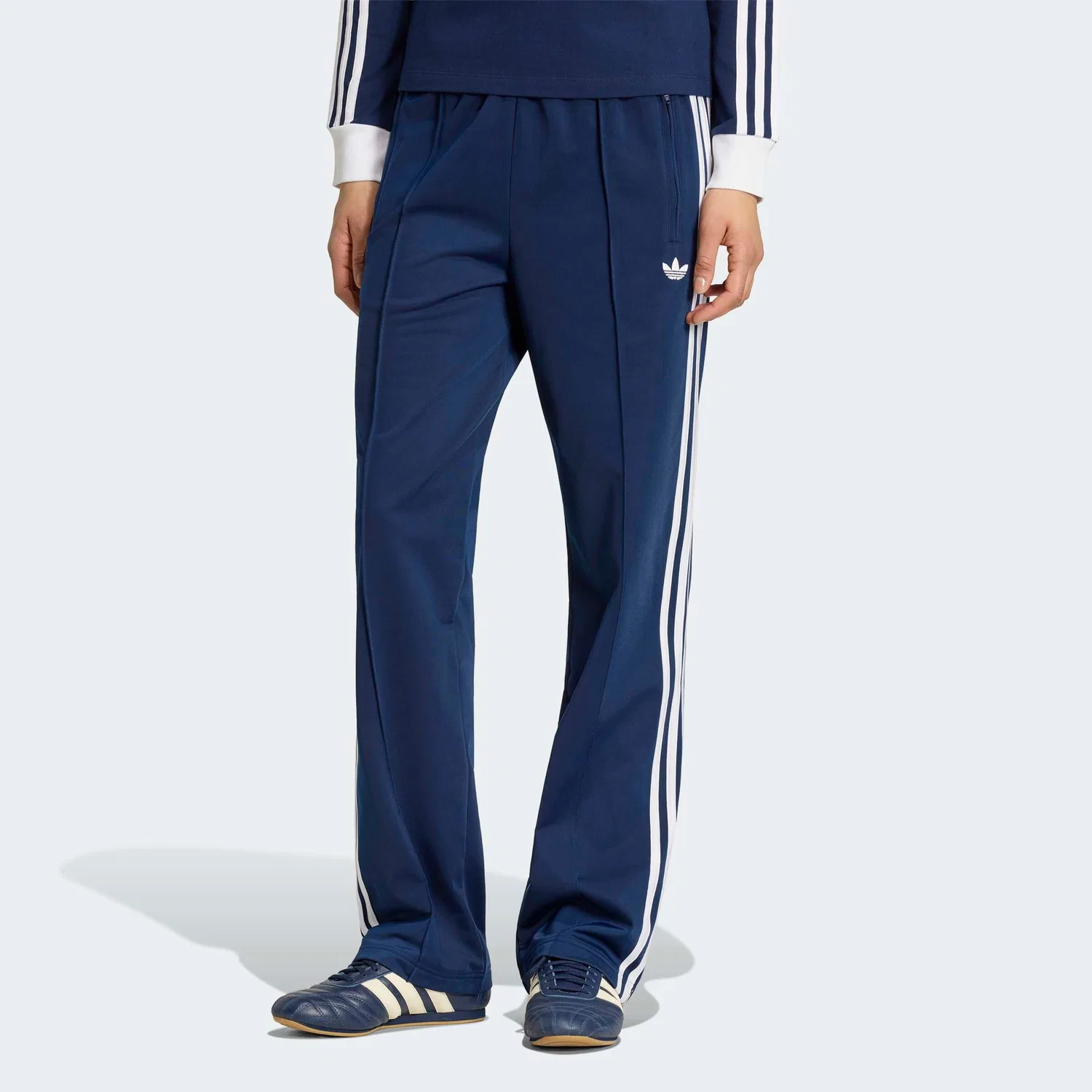 Брюки Adidas Originals свободного кроя Fb Classic темно-синего цвета — фото 3