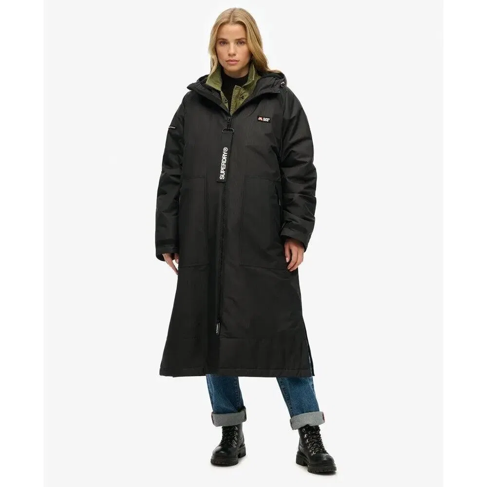 Женская ветровка с капюшоном Superdry, Schwarz — фото 2
