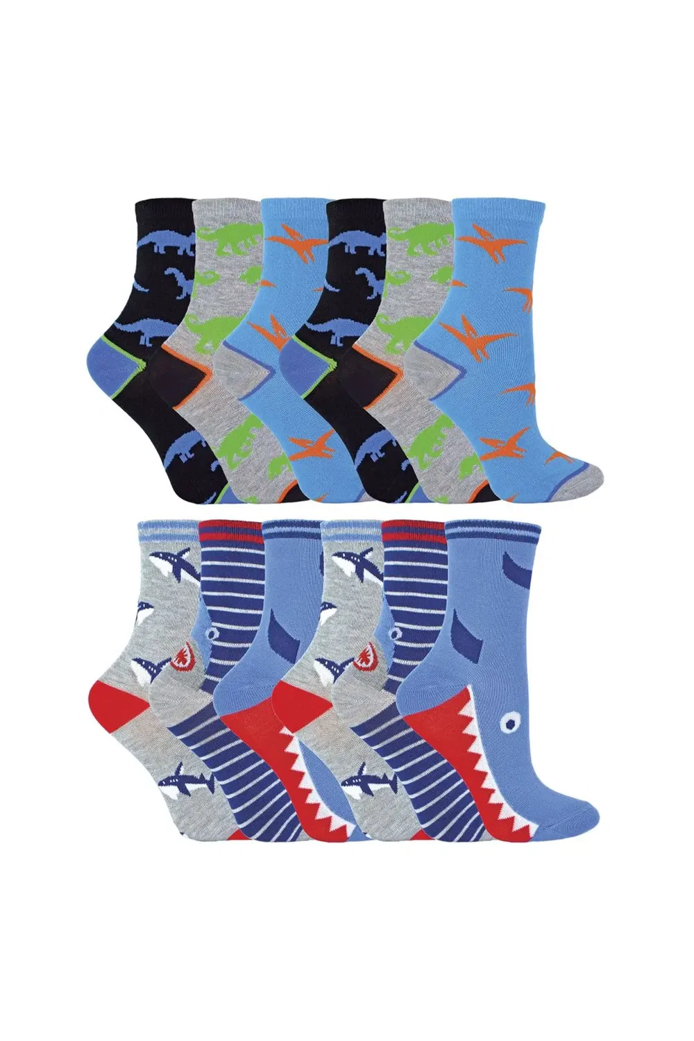Набор хлопковых носков с принтом Sock Snob, Multi