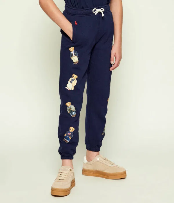 Детские спортивные штаны для мальчиков хлопковые Polo Ralph Lauren, Blu Marino