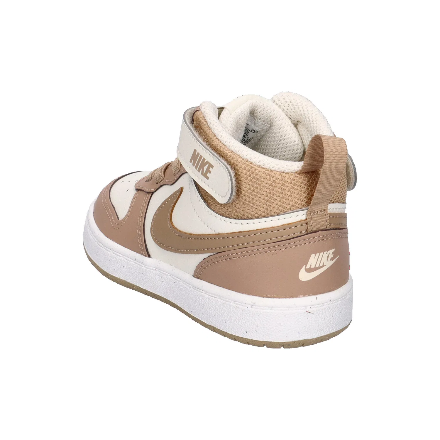 Детские кроссовки с высоким верхом Court Borough Mid 2 Nike, Creme — фото 4