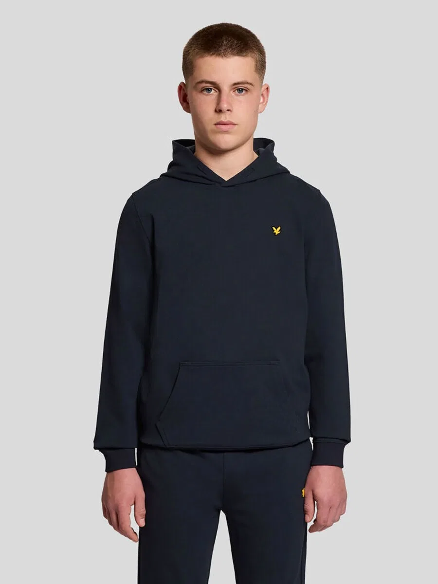 Спортивная толстовка Lyle & Scott темно-синего цвета — фото 2