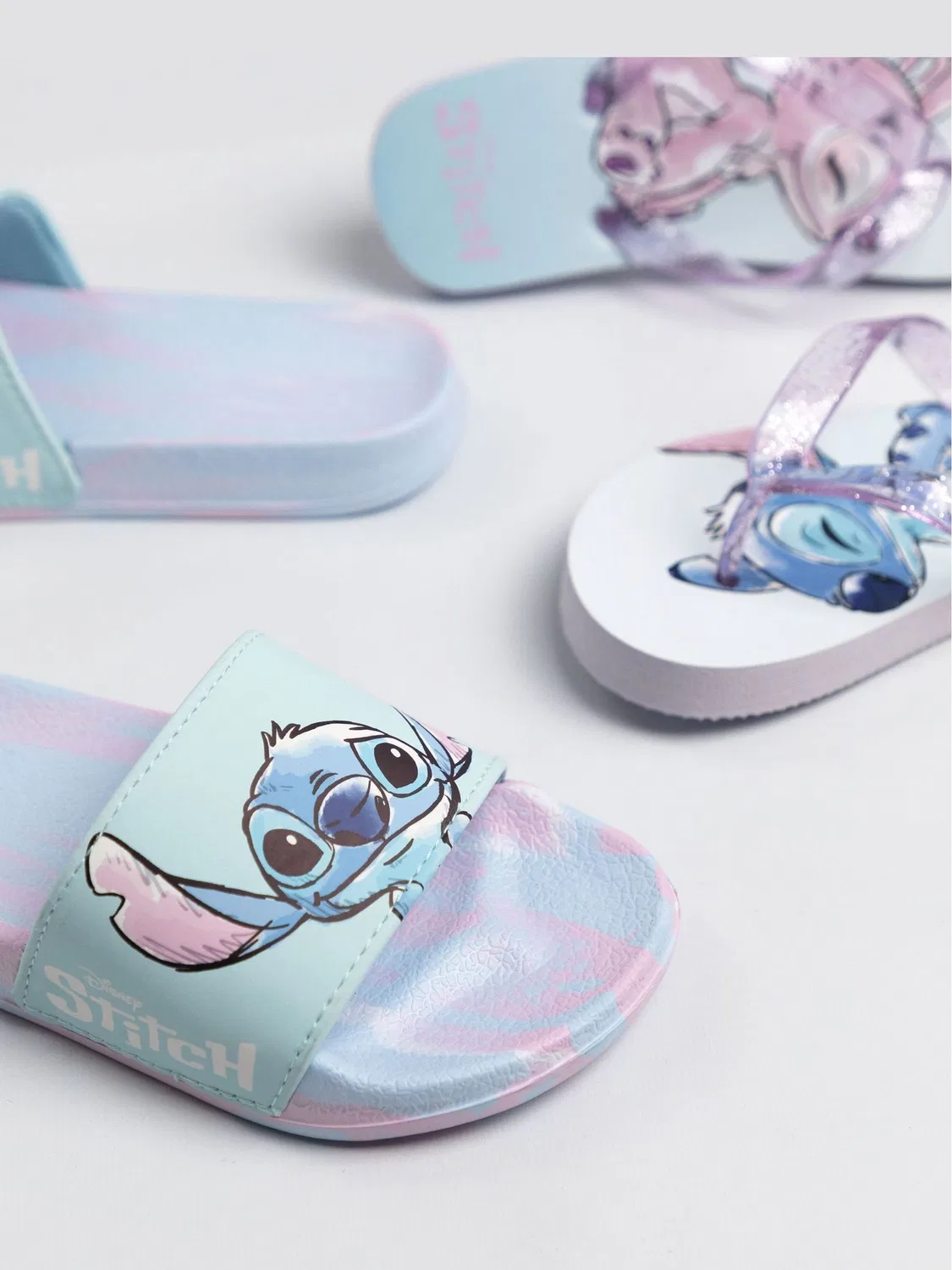 Сандалии-слайды и шлепанцы 2 в 1, Lilo & Stitch Vanilla Underground, голубой — фото 2