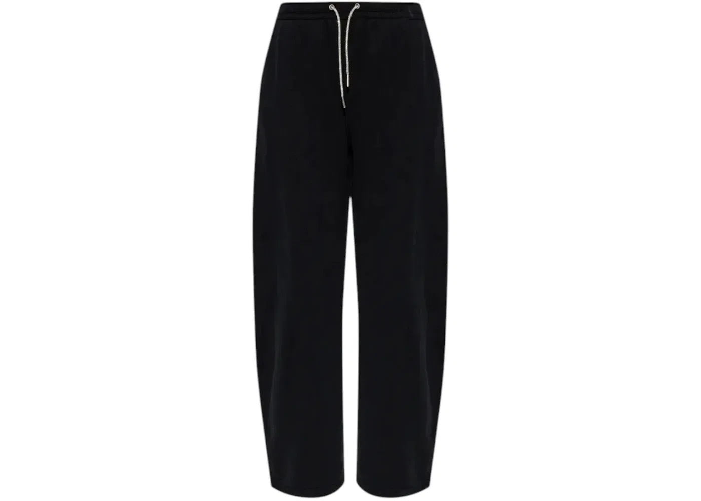 Женские спортивные брюки с принтом Rhinestone-Drawstring Alexander Wang, Black