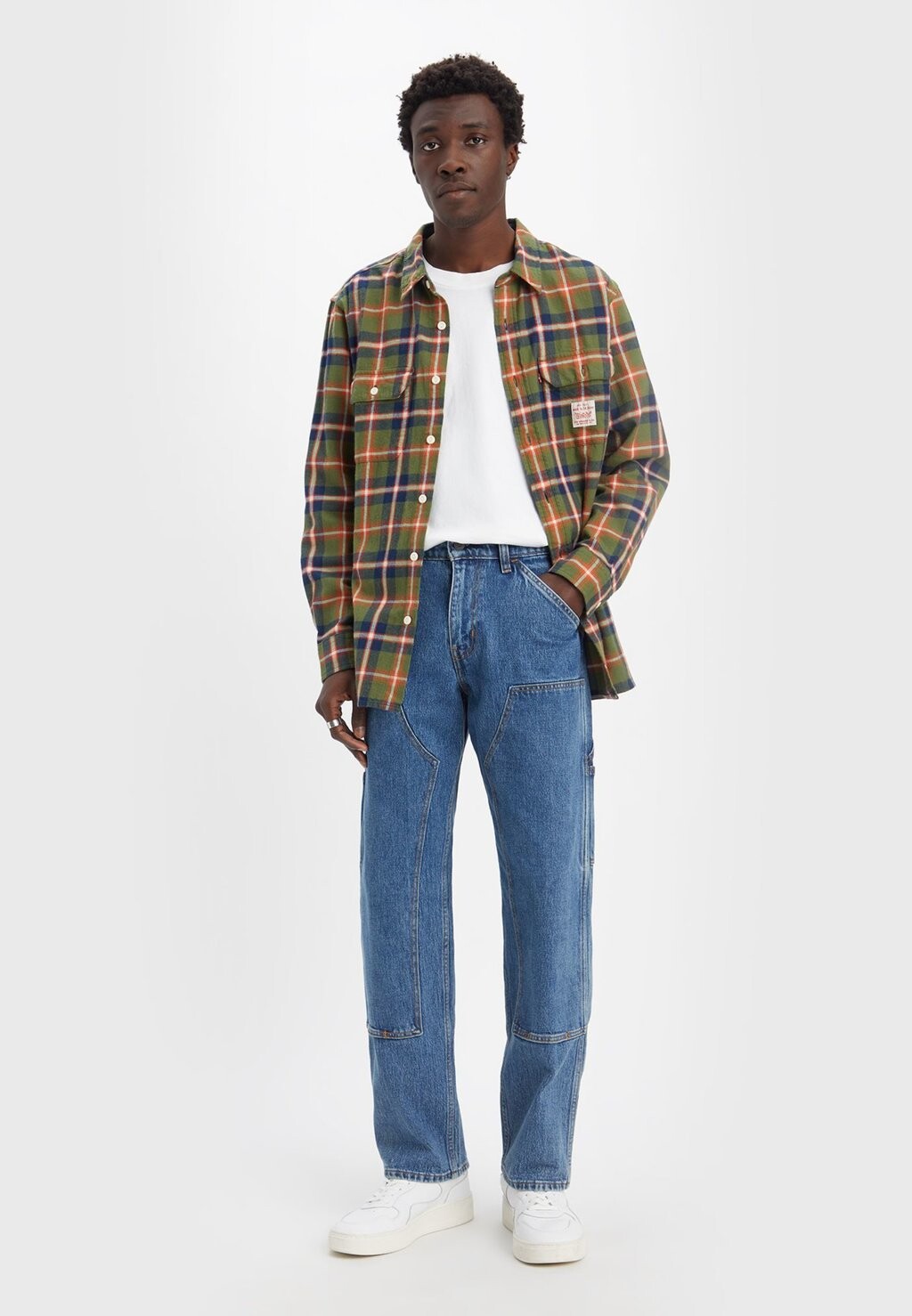 

Джинсы-сигареты Workwear Knee Levi's, цвет ampere