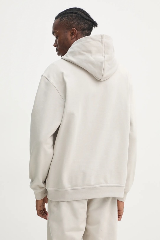 Хлопковая толстовка Wabash Adidas Originals, бежевый — фото 3