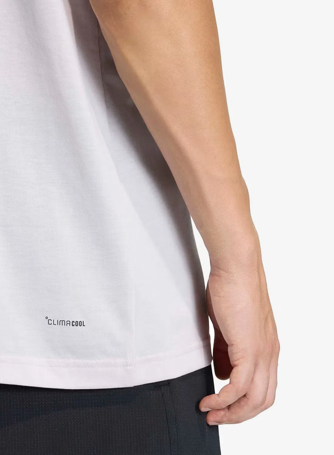 Футболка с графическим принтом Climacool Adidas, голубой — фото 4