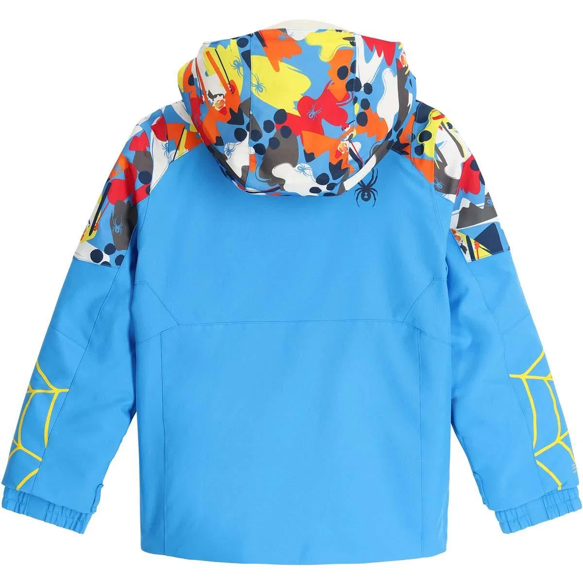 Куртка Challenger с капюшоном, утепленная, детская, Spyder, Yeti Camo Aether Blue — фото 2