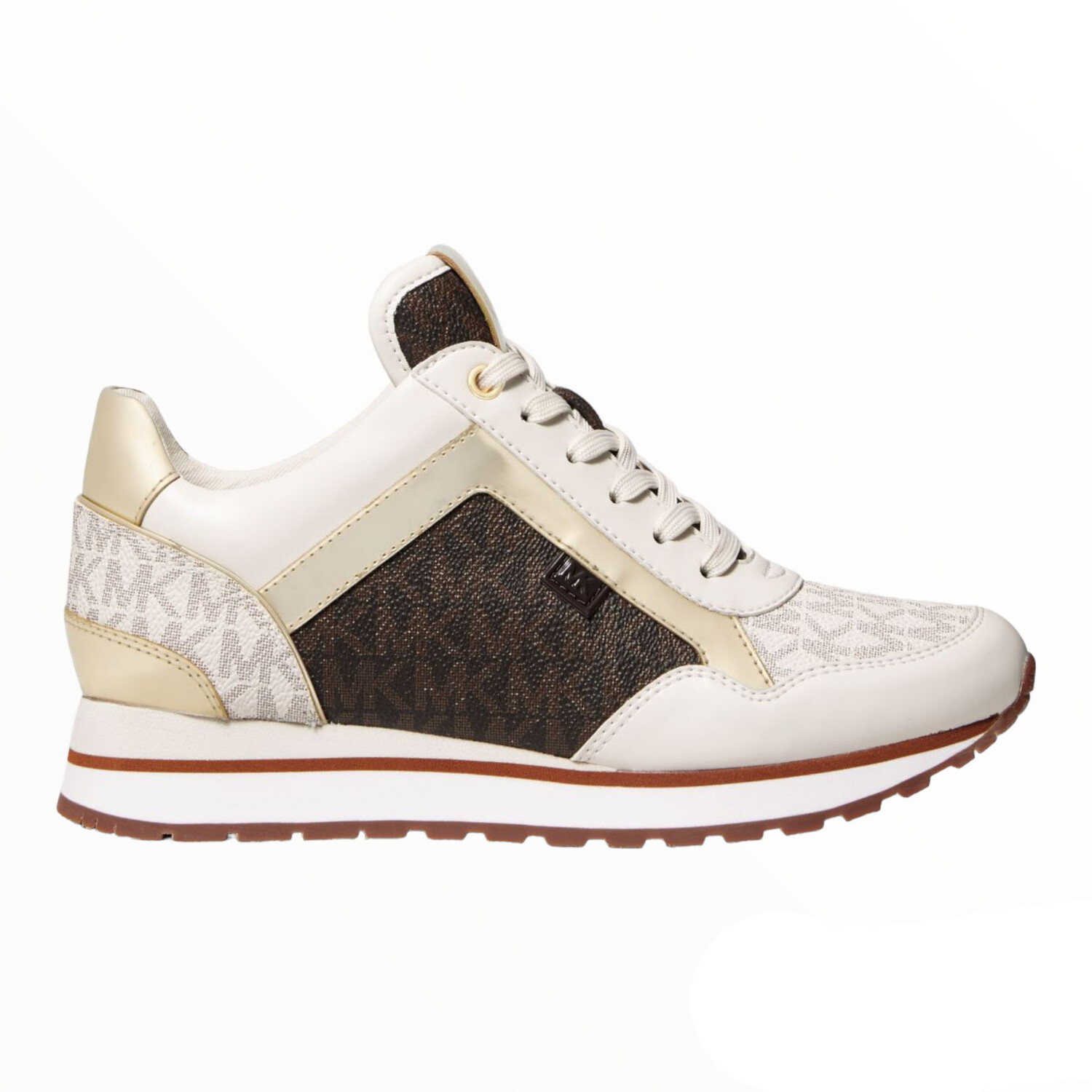 

Кроссовки Michael Michael Kors Maddy Two-Tone Logo, белый