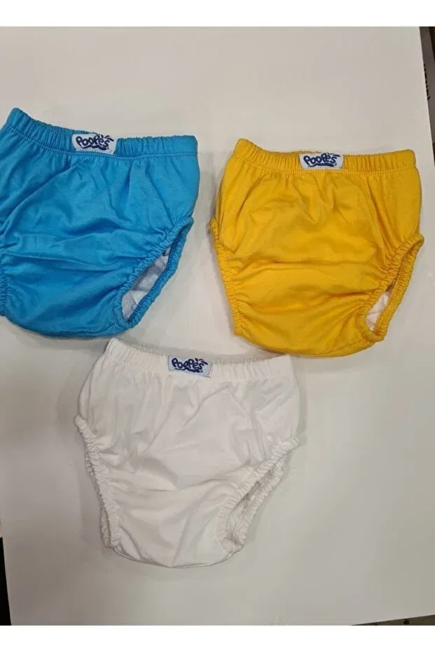 Детский комплект трусов для мальчиков хлопковый Basics Jilly Jo, Blue White Yellow