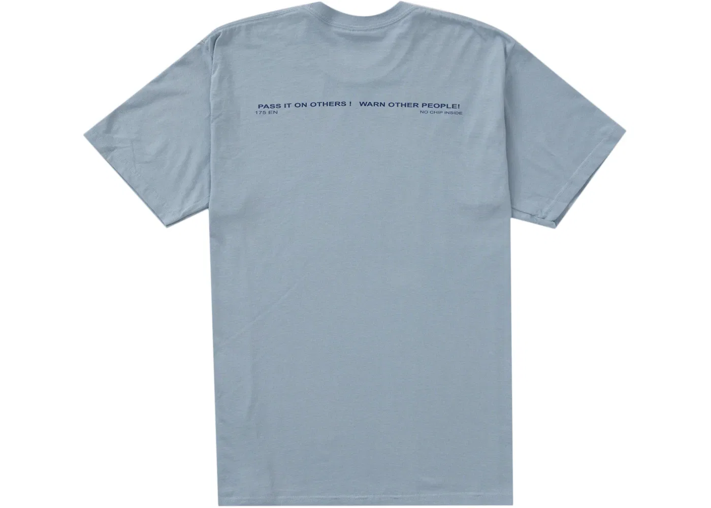 Мужская футболка хлопковая Supreme Tee, Dusty Blue — фото 2