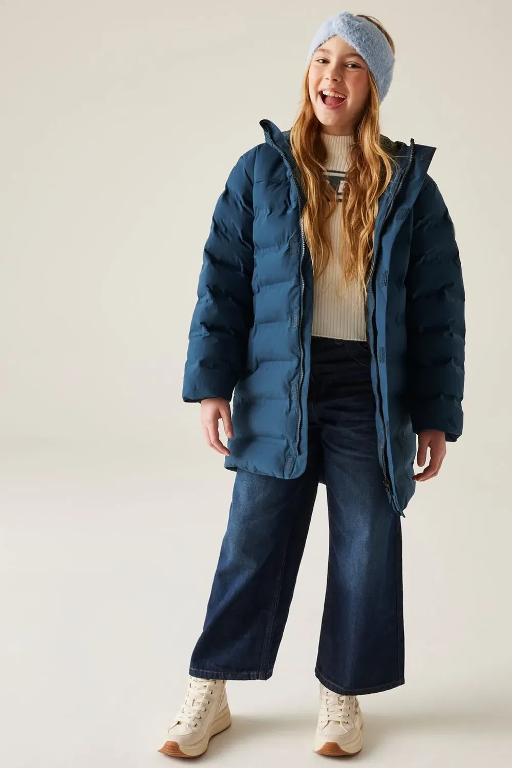 Детская водонепроницаемая утепленная куртка с капюшоном Wander Dare 2B, Blue — фото 3