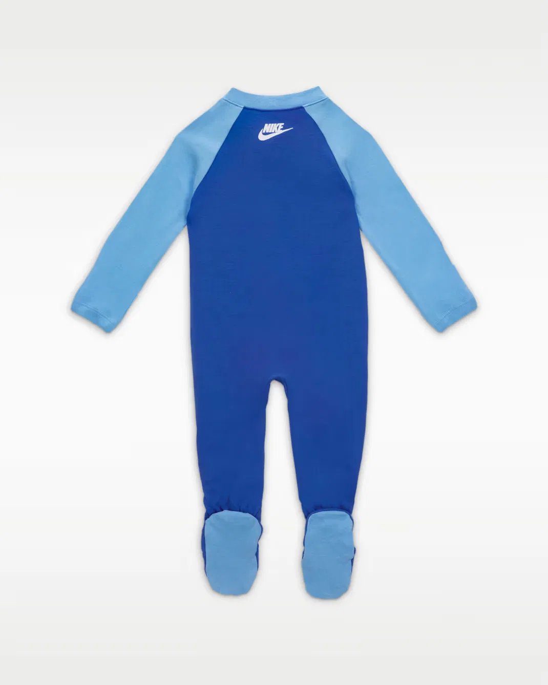 Детский хлопковый комбинезон с закрытыми ножками (0-9 месяцев) Nike Sportswear, Game Royal — фото 2