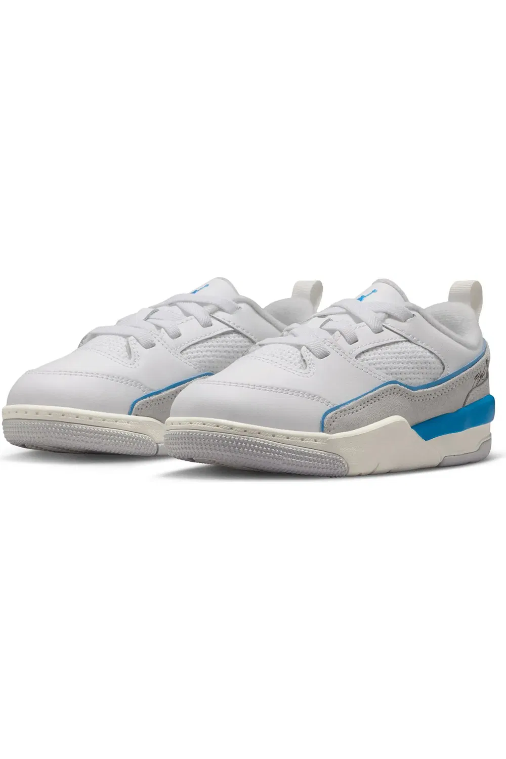Детские кроссовки на шнуровке Flight Jordan, 104 White/Photob