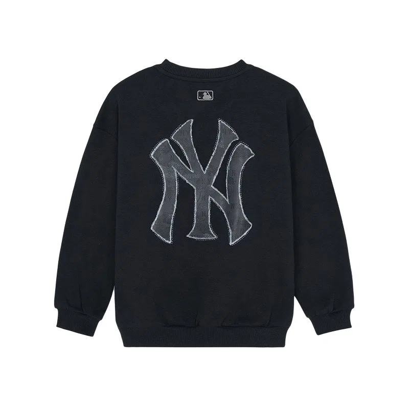 Детский свитшот с круглым вырезом MLB KIDS, Black — фото 3