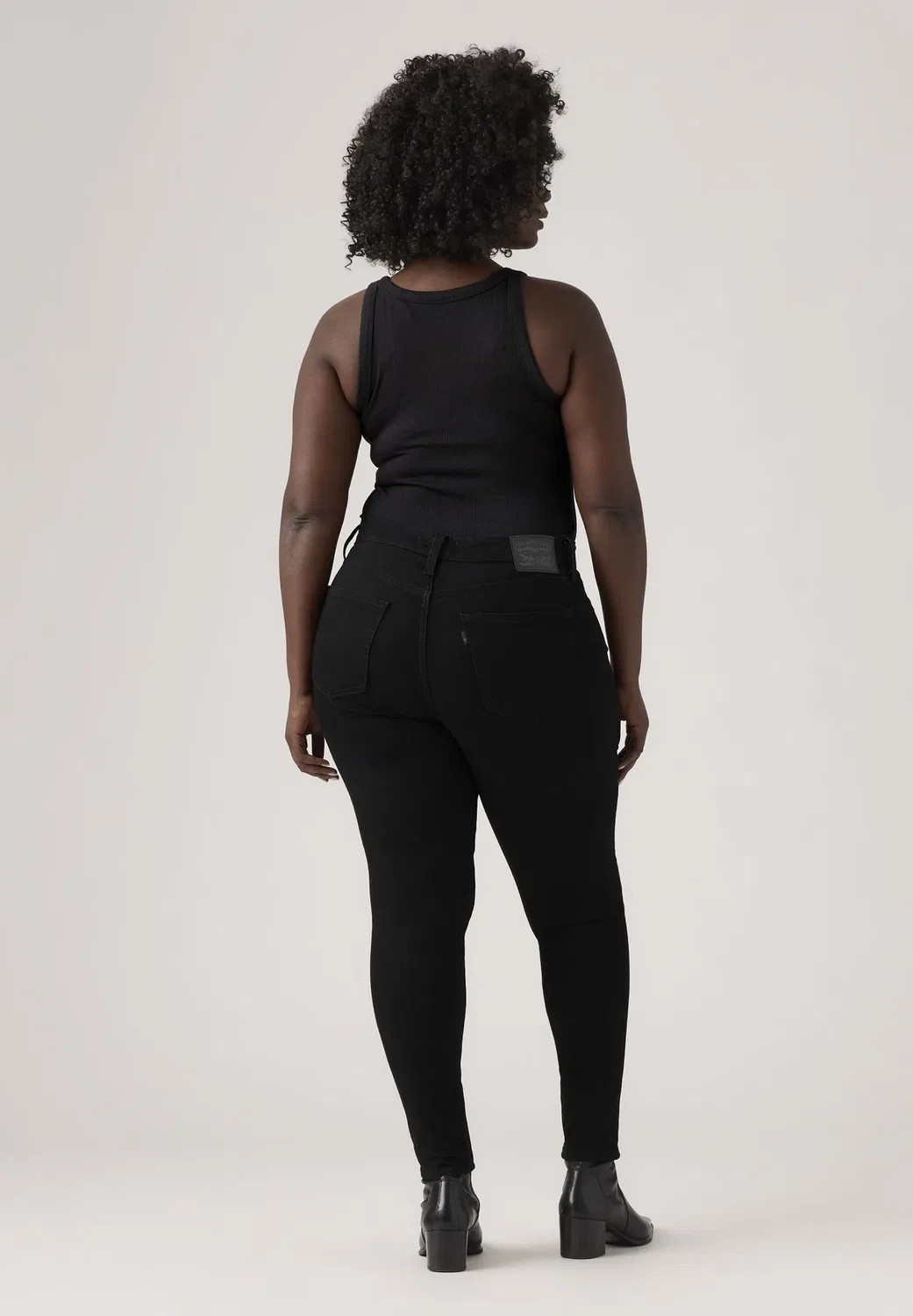 720 hirise super skinny black squared - джинсы узкий крой Levi'S, I'Ve Got This - Blacks — фото 3