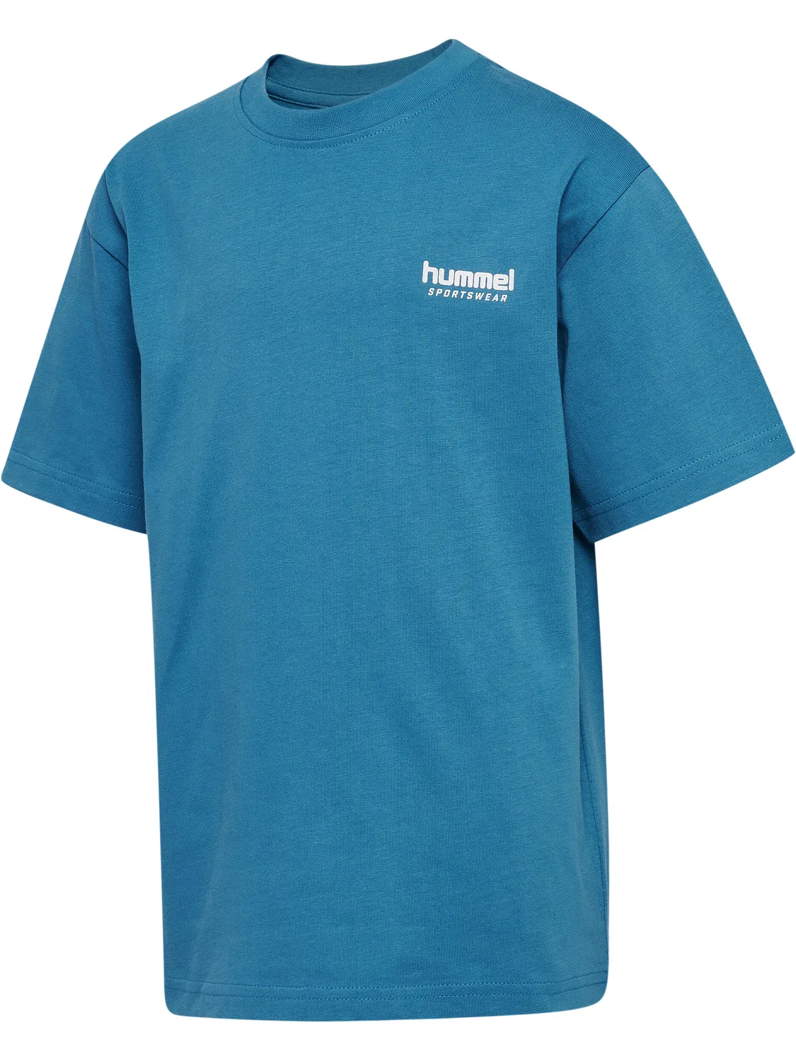 Детская свободная футболка с круглым вырезом и коротким рукавом Hmljr Loose Hummel, Blau — фото 4