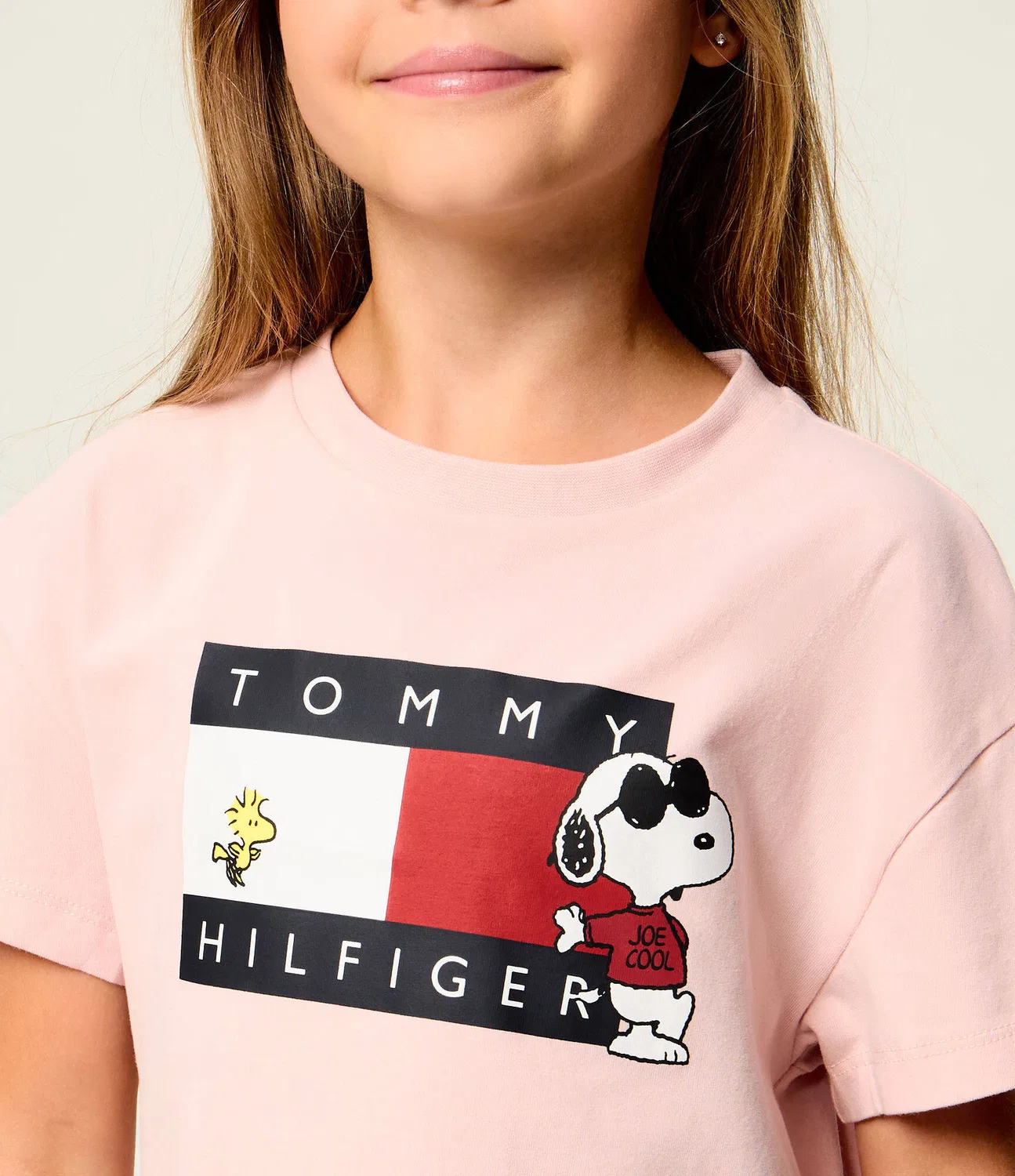 Футболка с круглым вырезом Tommy Hilfiger, роза — фото 4