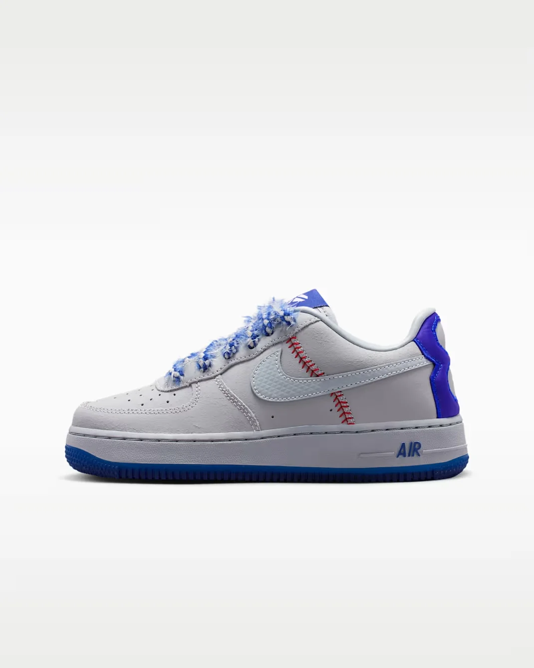 Кроссовки подростковые Nike Kobe Air Force 1 Low, белый/синий