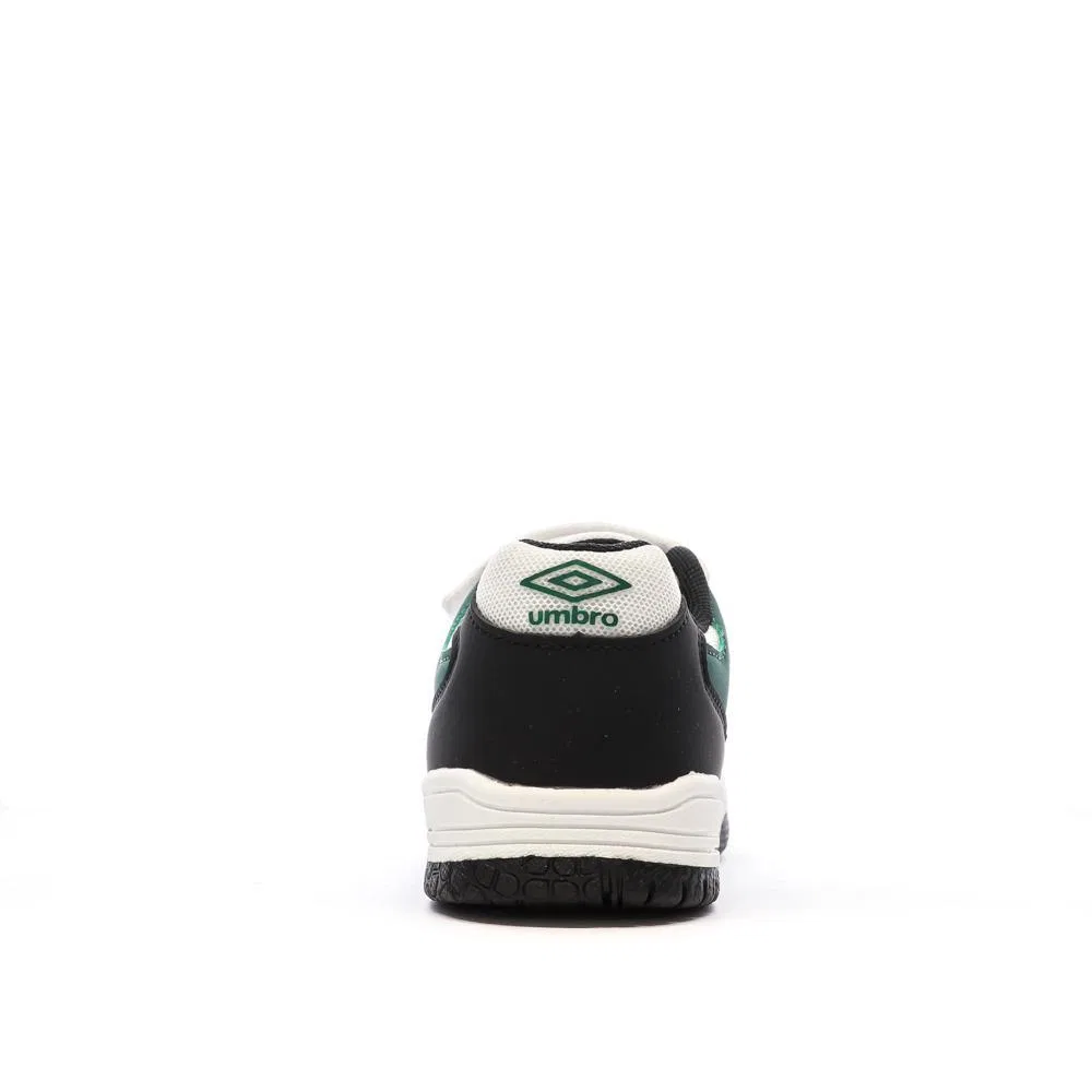 Детские кроссовки Umbro Travys, Цвет Weiss Schwarz Grun — фото 4