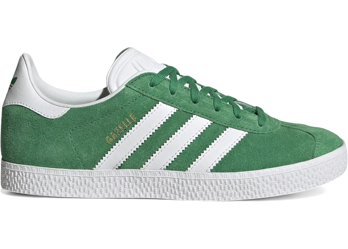 Детские кроссовки Lifestyle Adidas Gazelle, Green/Cloud White/Gold Metallic