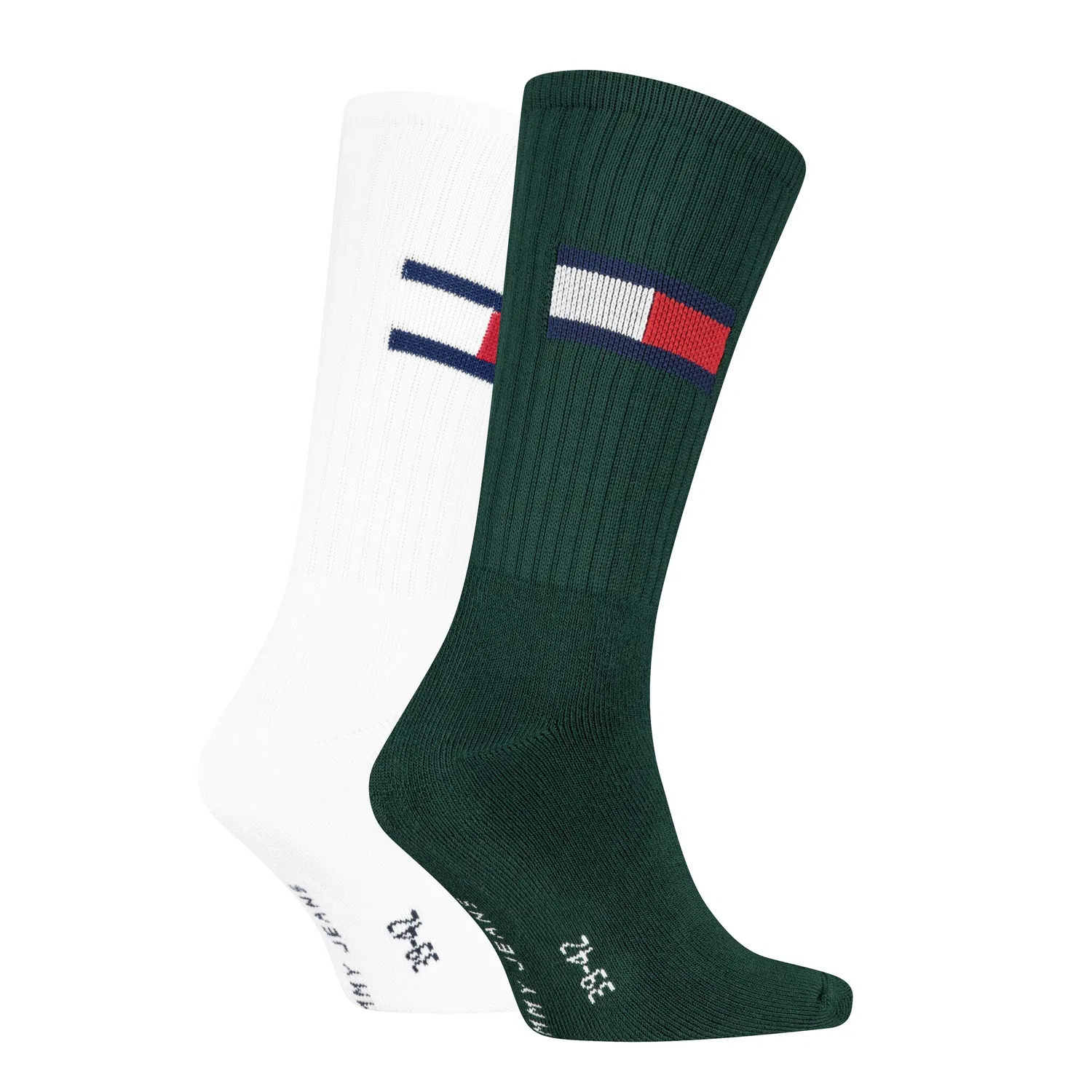 Мужской носки-гольф с логотипом Tommy Hilfiger, Deep Green — фото 2