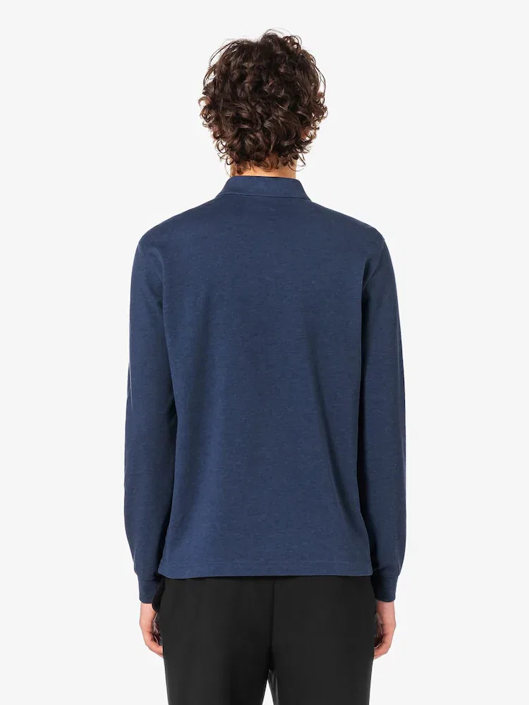 Футболка с длинным рукавом Regular Fit LACOSTE, Blue — фото 3
