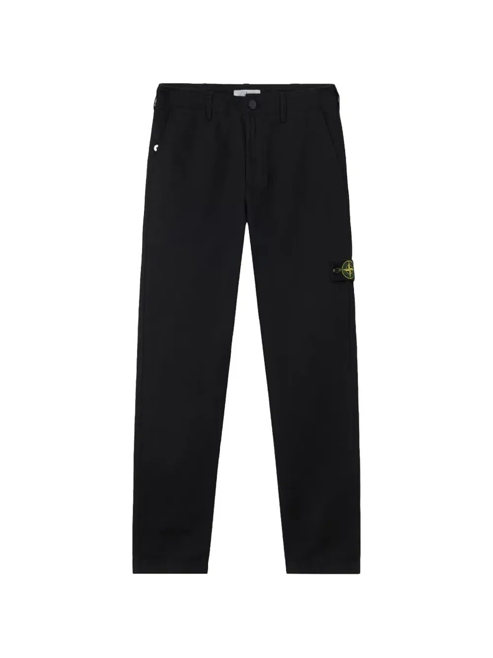 Брюки чинос с нашивкой-логотипом Stone Island, черный