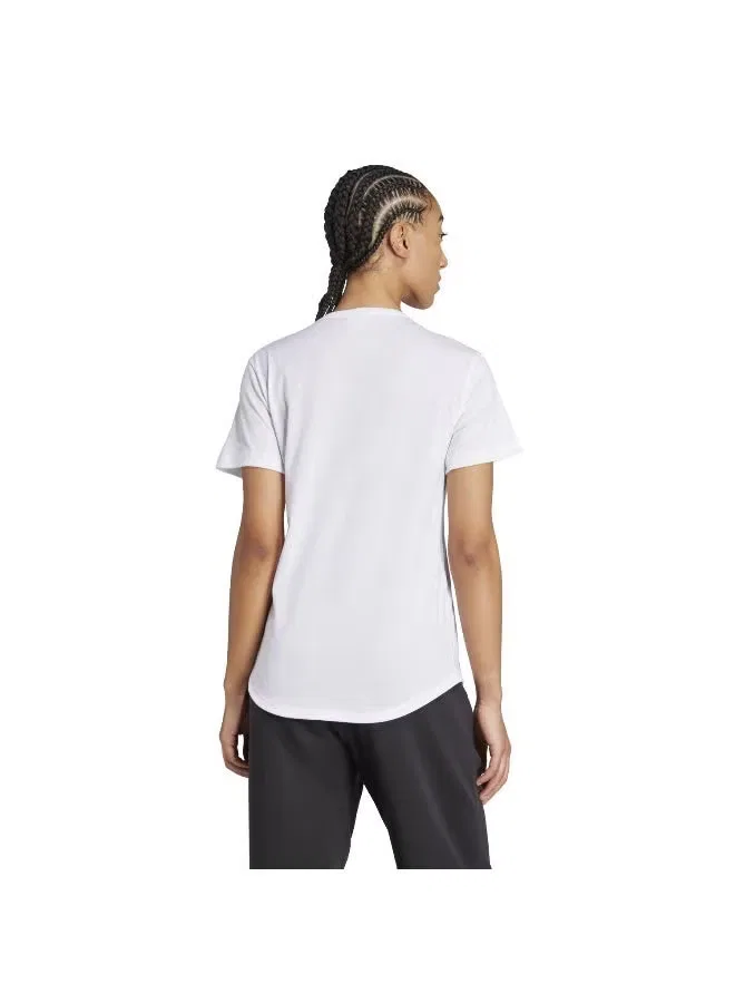 Футболка с принтом Motion Essentials Adidas, белая — фото 3