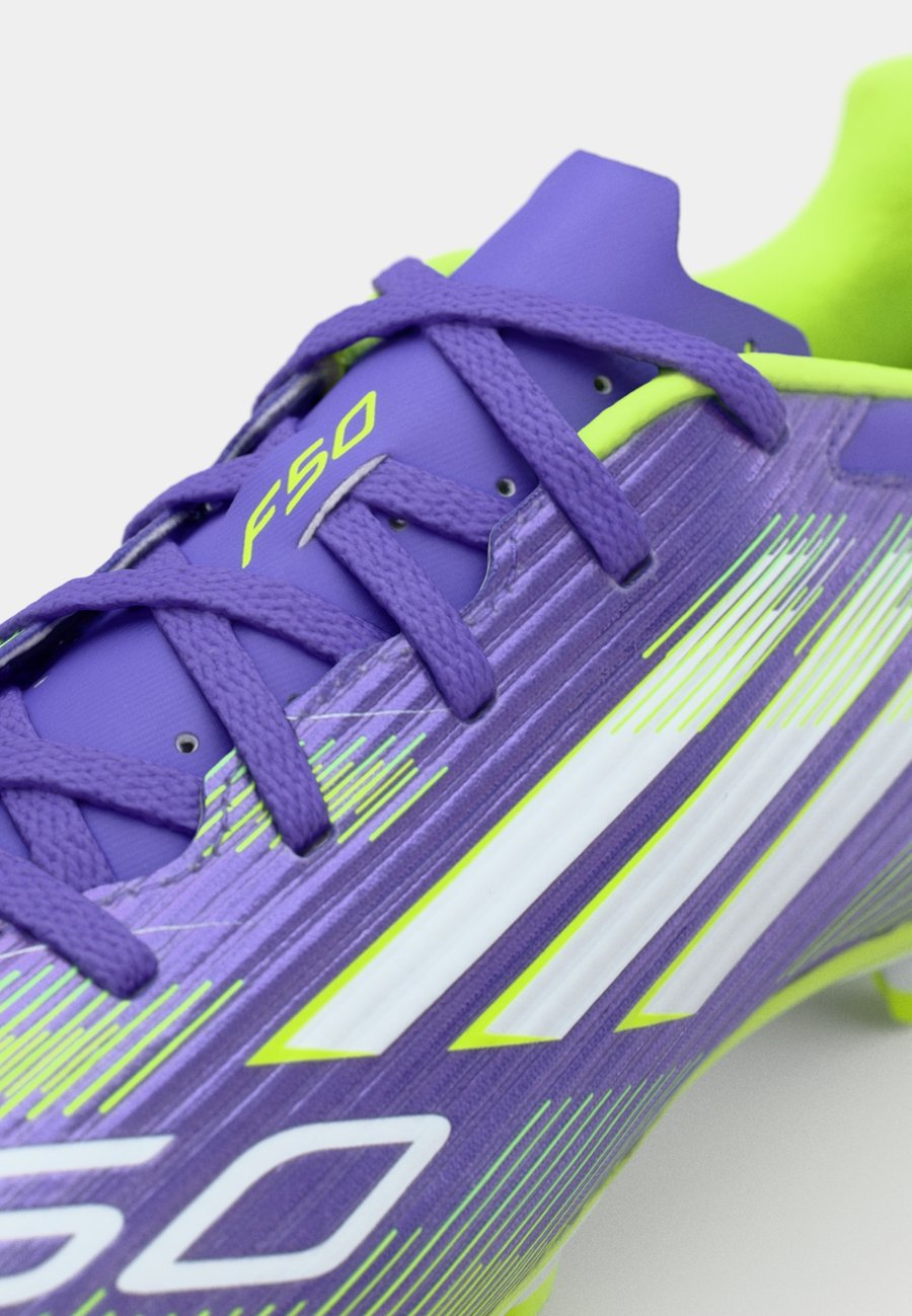 Кроссовки Adidas Performance F50 CLUB FIRM GROUND / MULTI GROUND FOOTBALL BOOTS, Purple Rush/Footwear White/Lucid Lemon/Purple — фото 3