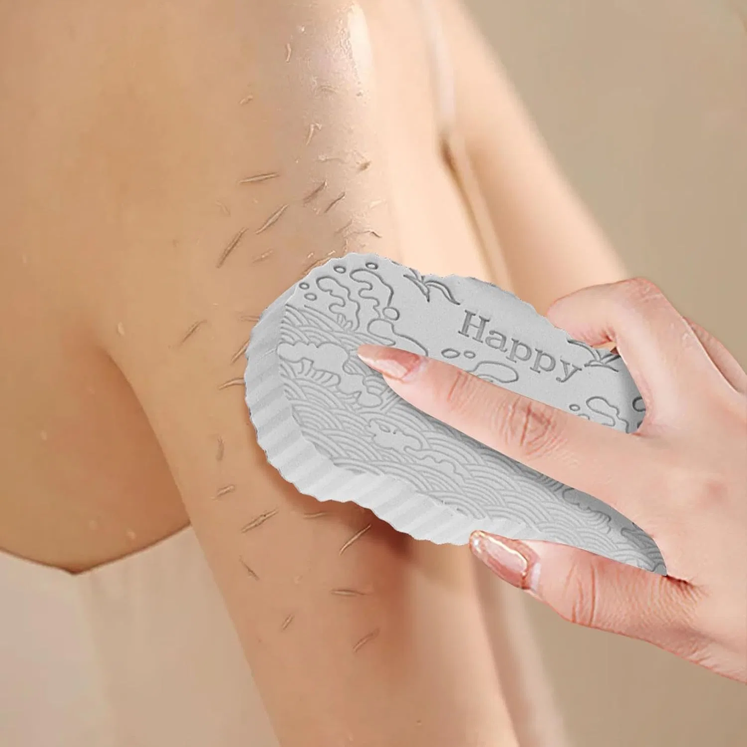 Пилинг-губка для тела, 3D, Generisch, 4 шт, Многоцветный — фото 3