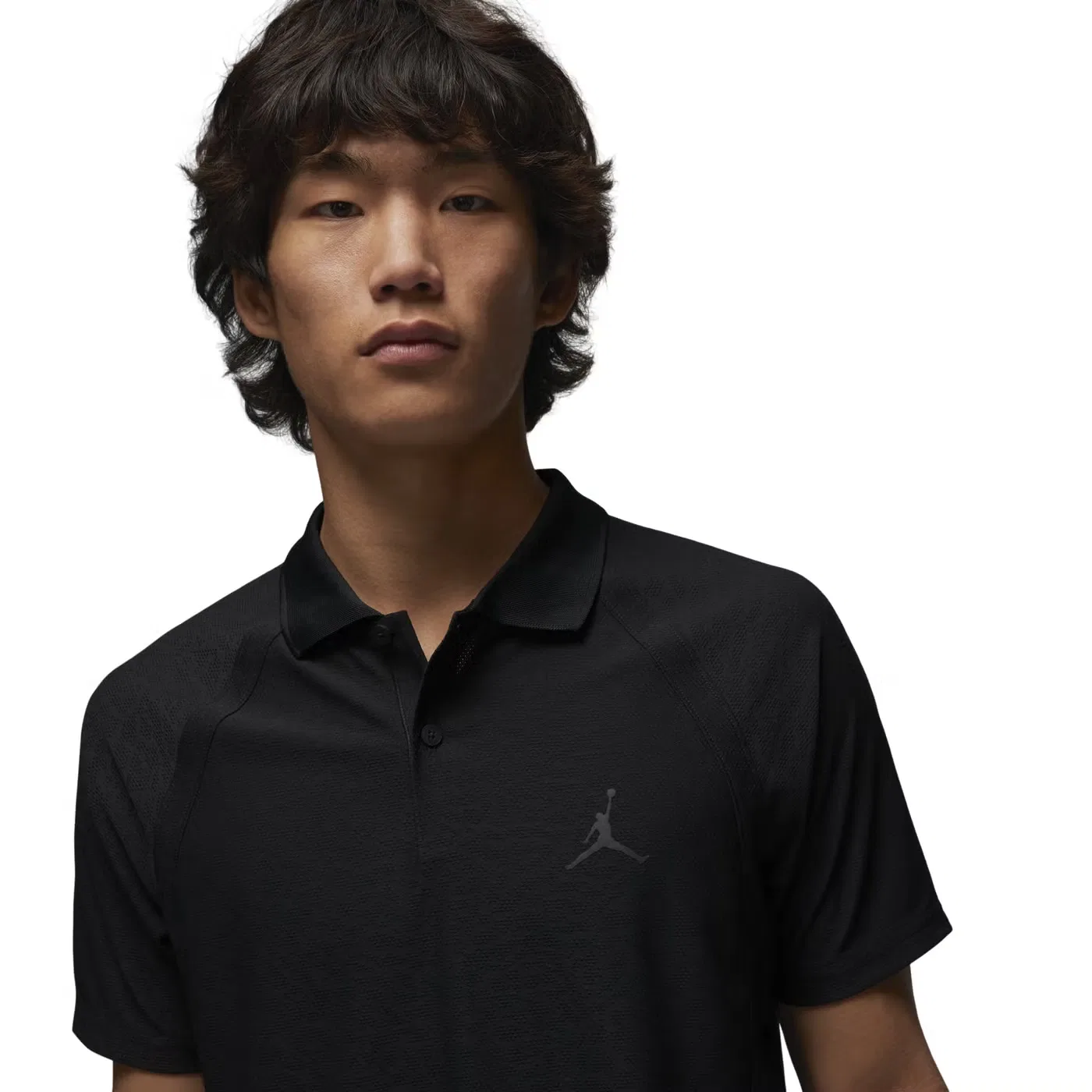 Футболка с длинным рукавом Golf Lapel Jordan, черный — фото 2